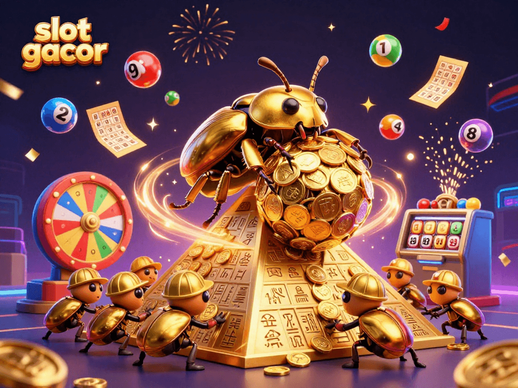 Engage with slot gacor and immerse in the lively casino atmosphere filled with colorful, dynamic elements.