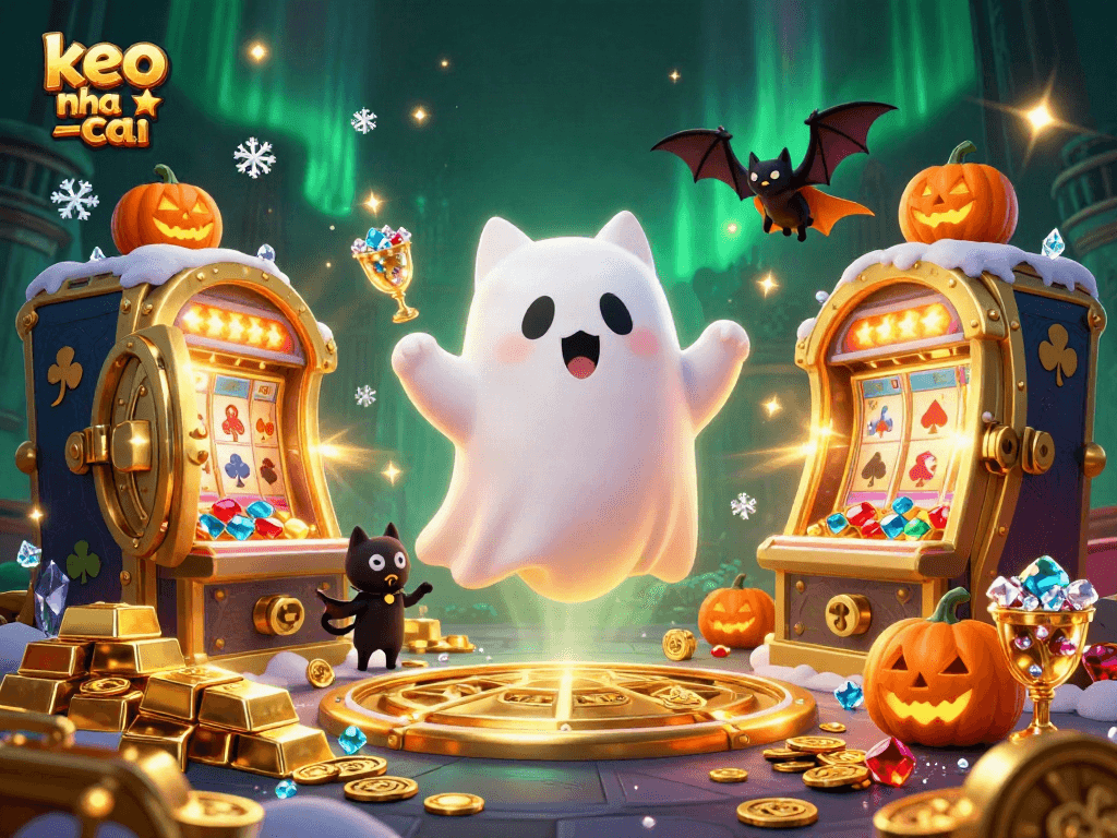 Engage with keo nha cai in a vibrant casino scene showcasing animated charm and gambling excitement.