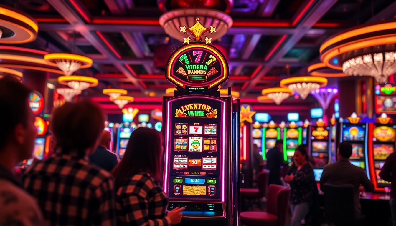 Exciting players enjoying the as38 slot server indonesia in a vivid casino setting.
