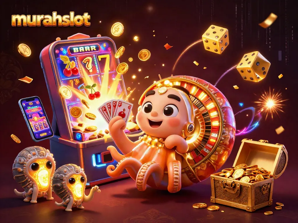 permainan murahslot yang menarik dengan mesin slot dan koin emas melimpah