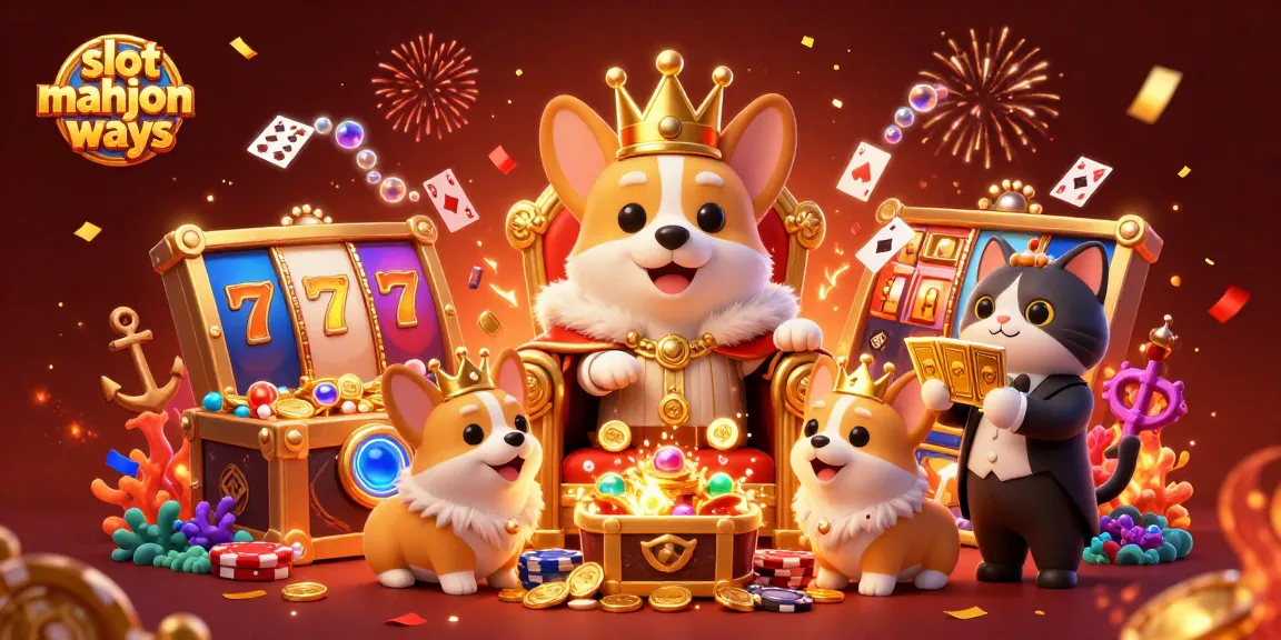 Experience slot mahjong ways with vibrant characters and dynamic gaming elements in an illustrated casino scene.