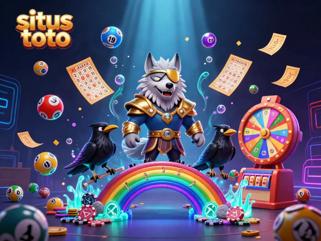 Engage in situs toto gaming adventures with powerful Norse characters and vibrant lottery elements.