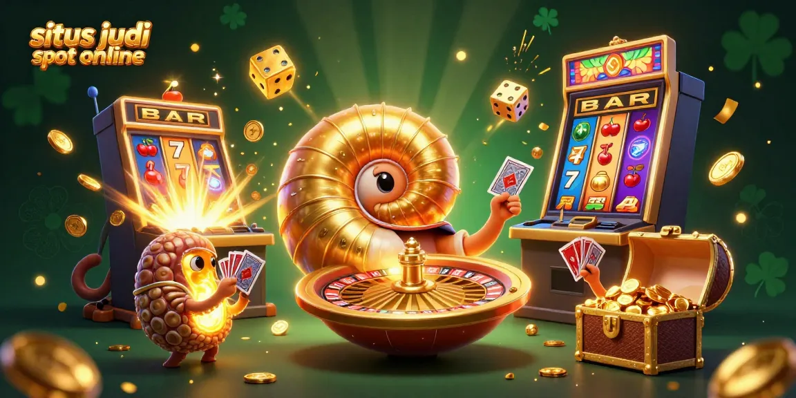 Permainan menarik di situs judi slot online dengan mesin slot dan karakter berwarna-warni