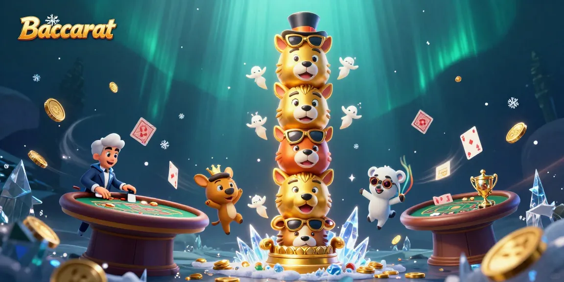 Experience Baccarat action with dynamic gameplay elements in a vibrant casino environment.