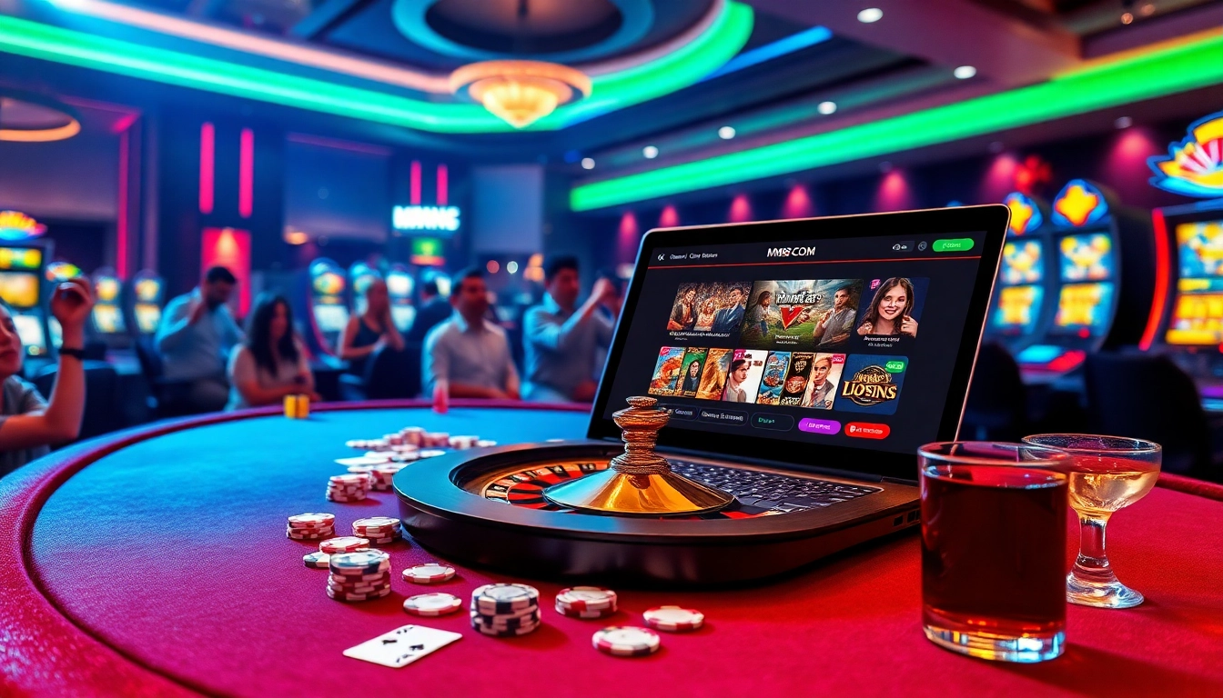 Players betting and winning at MM88 COM's vibrant casino tables with engaging games.