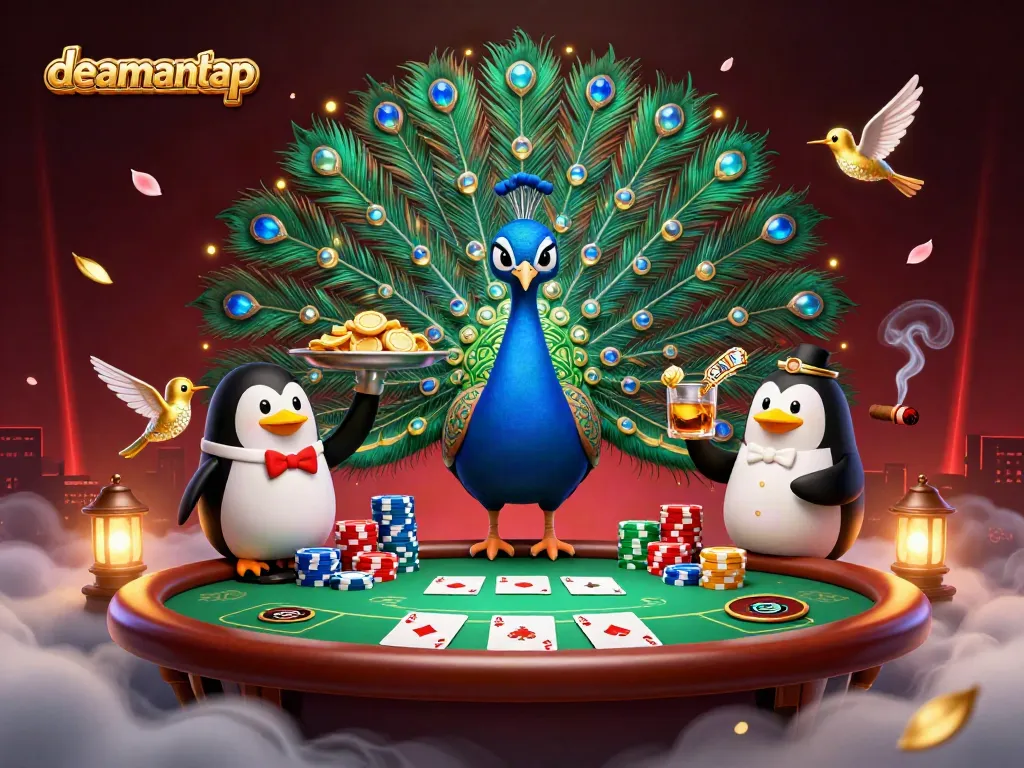 Engage with the vibrant world of dealmantap through dynamic poker action and imagery.