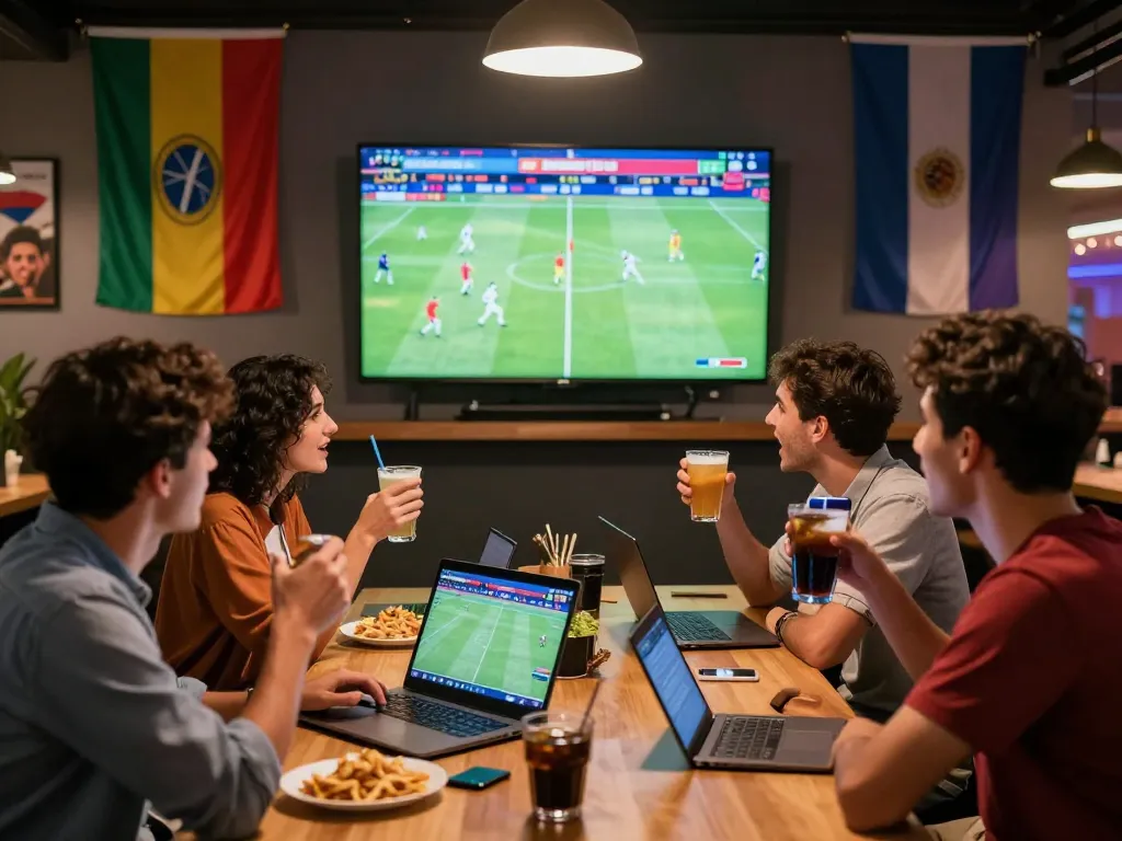 Moment menarik yang menunjukkan kegembiraan taruhan link mix parlay selama Piala Dunia 2026.