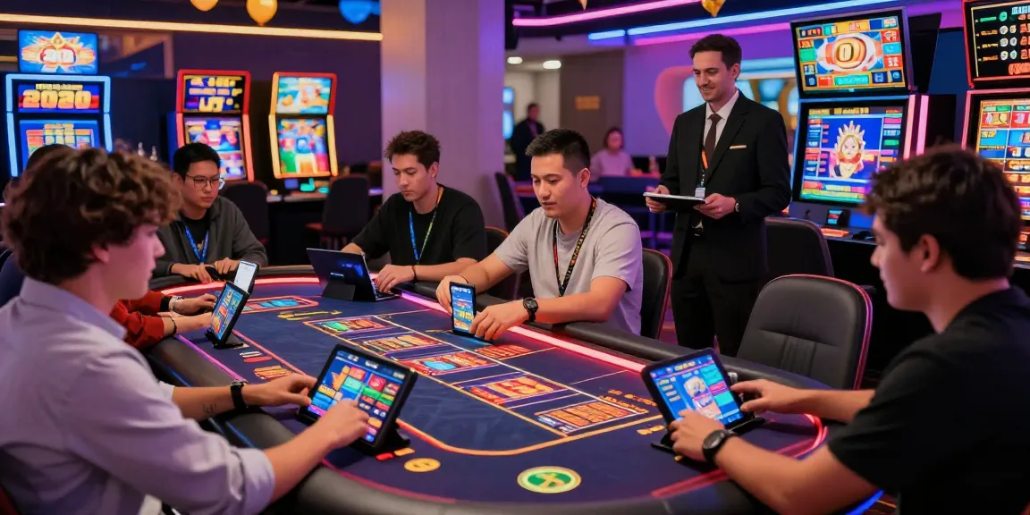 Experience the excitement of the best new online casinos in 2026 with players engaging in dynamic gaming at a modern casino.