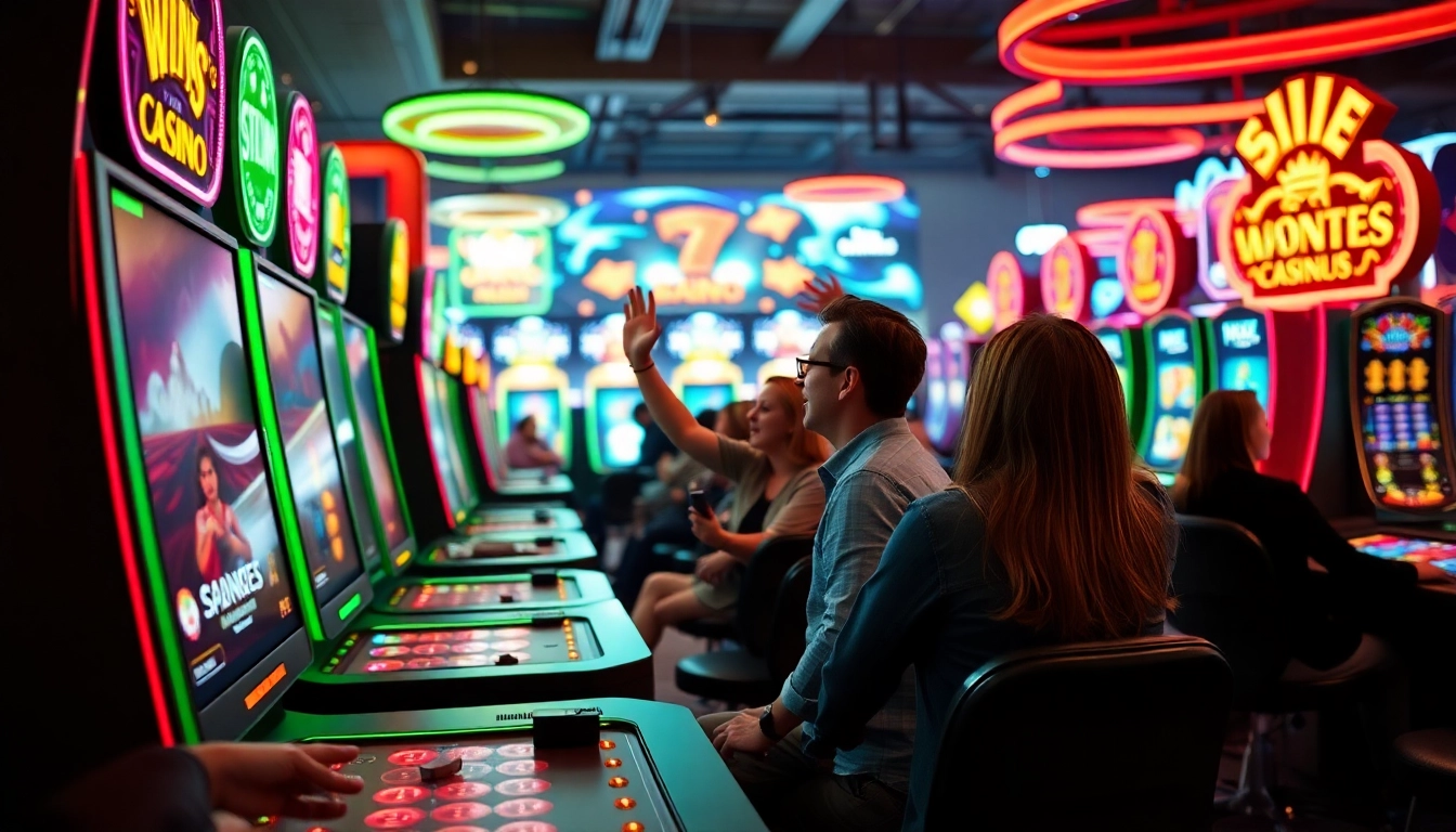 Erleben Sie aufregende Spielszenen mit casinospielen.de in einem virtuellen Casino.