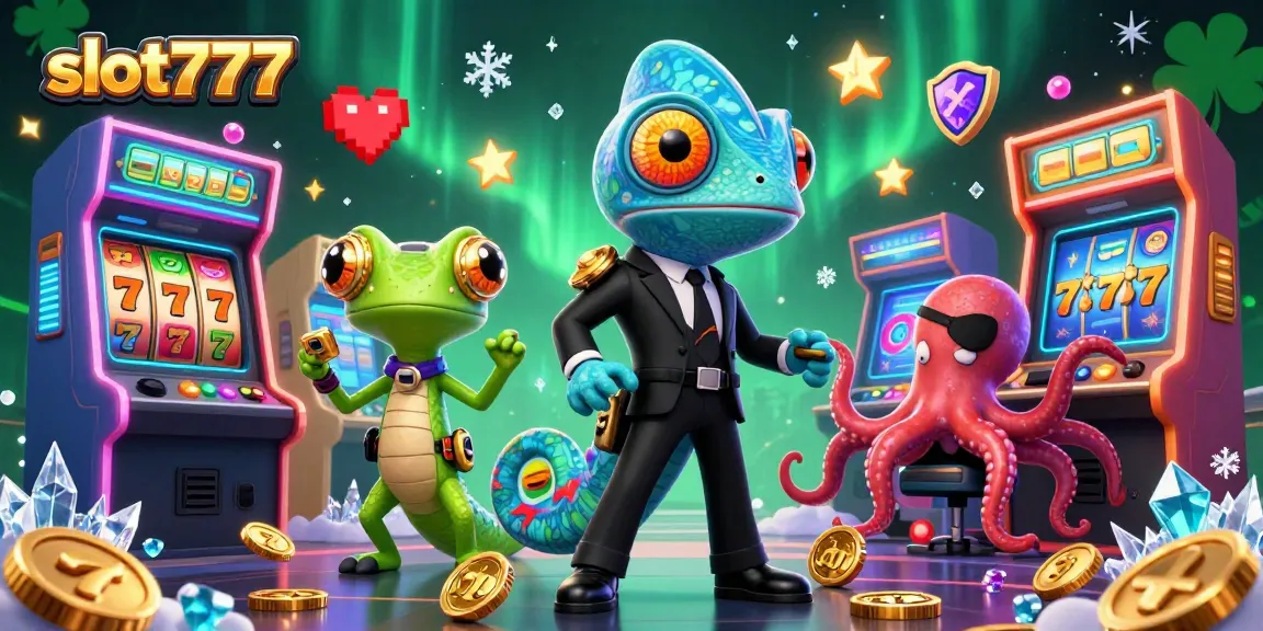 Experience the thrilling action of slot777 with a vibrant casino-themed scene featuring colorful characters.