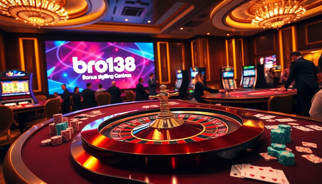 Bets placed at bro138 casino table, highlighting the vibrant atmosphere of winning games.