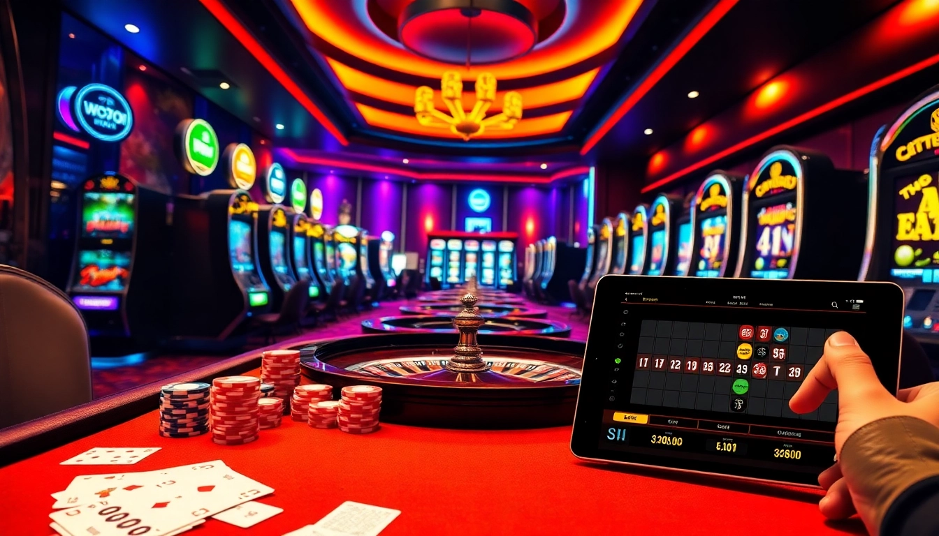 Engage with the thrilling gaming experience on S8COM.NET through vibrant casino visuals.