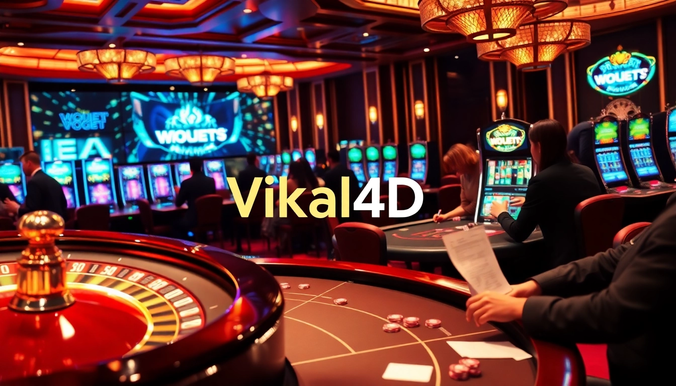 Experience the thrill of viral4d as players roll dice and place bets at a lively casino.
