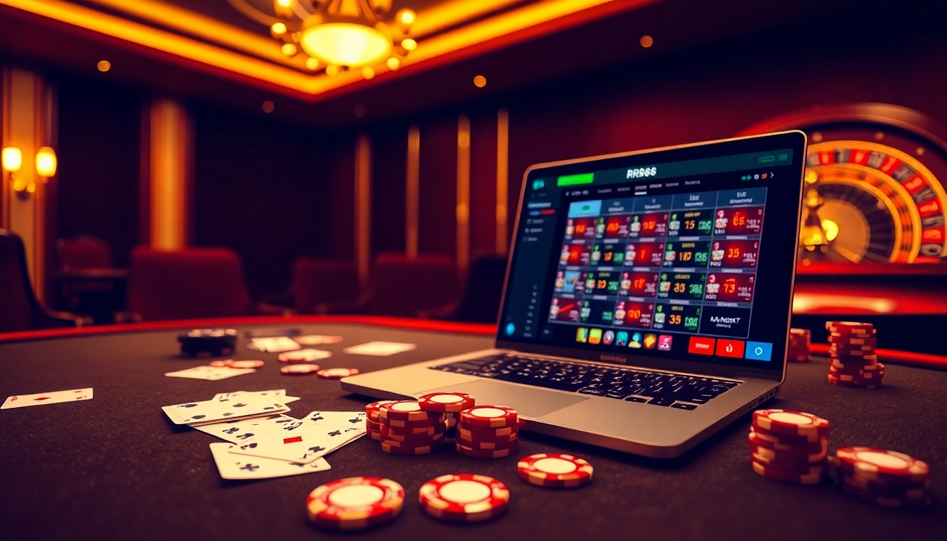 Login to RR88 and enjoy diverse gambling experiences in an elegant casino setting.